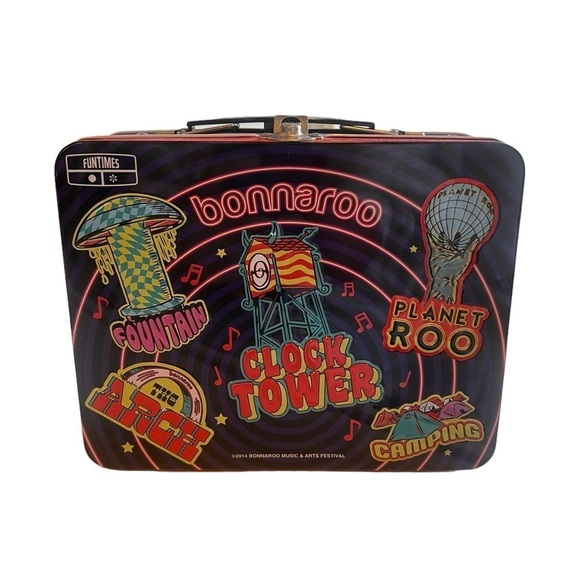 Bonnaroo Music Other - 2014 Bonnaroo Music & Arts Festival Metal Lunchbox Planet Roo Clock Tower